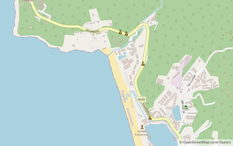 karon beach location map