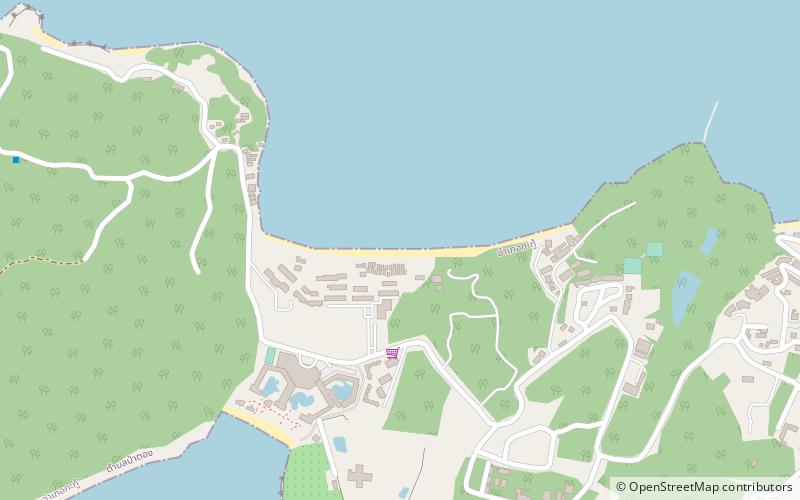 tri trang beach patong location map