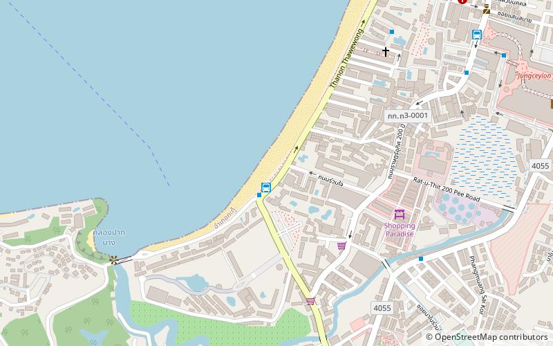 ocean plaza patong location map