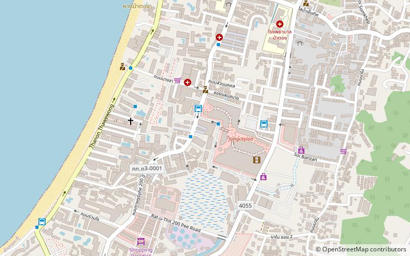 sb plaza patong location map