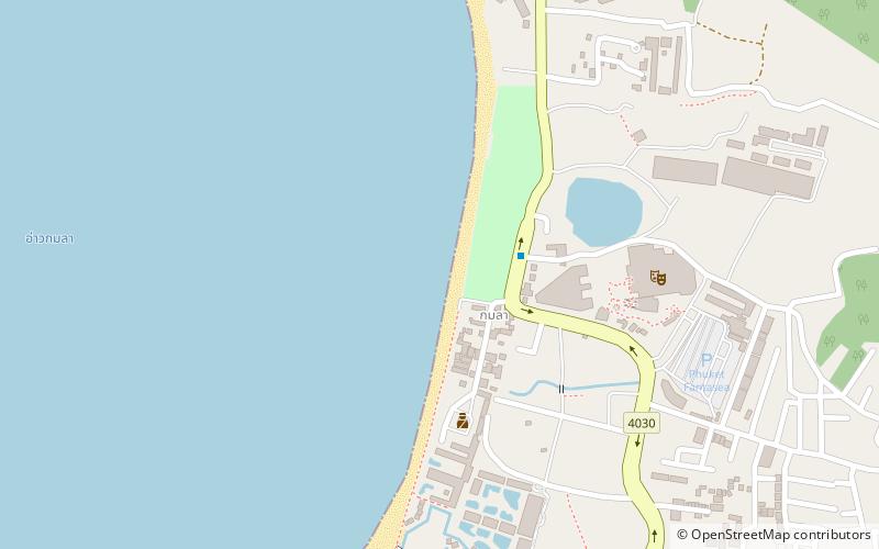 kamala beach location map