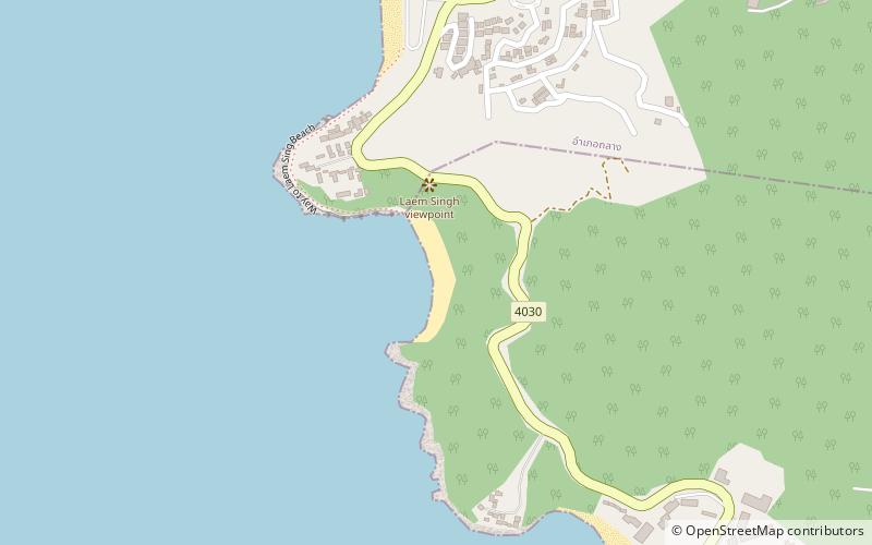 laem sing beach prowincja phuket location map