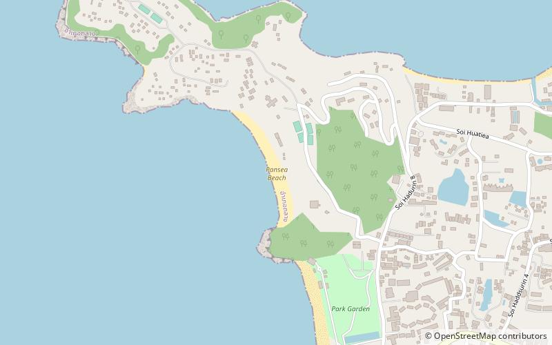 pansea beach phuket province location map