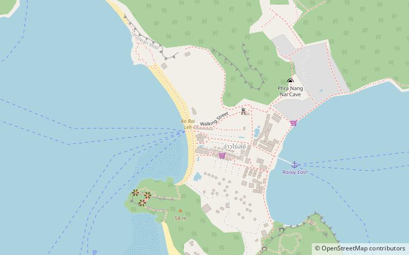 Playa Railay location map