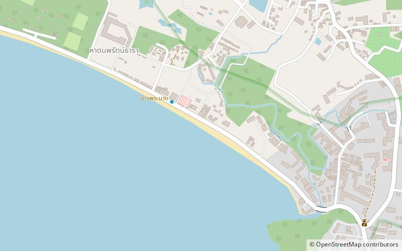 nopparat thara beach ao nang location map