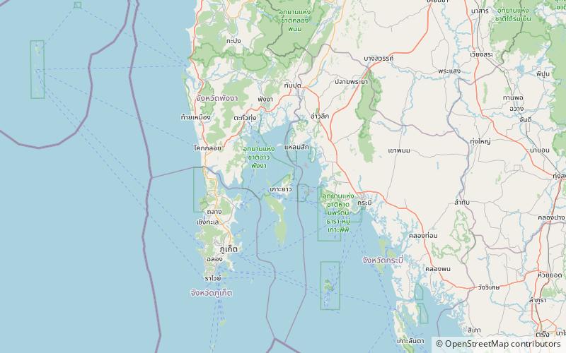 Bahía de Phang Nga location map