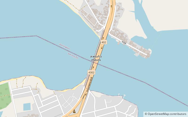 Sarasin Bridge location map