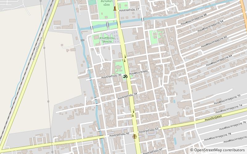 ho phra isuan nakhon si thammarat location map