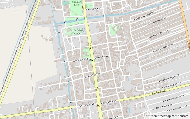 ho phra narai nakhon si thammarat location map