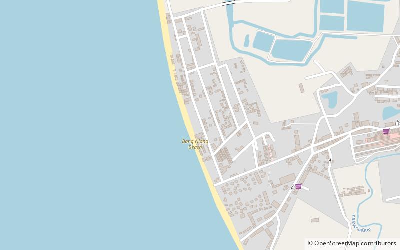 bang niang beach khao lak location map