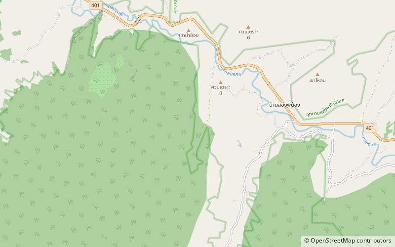 Khlong Phanom National Park location map
