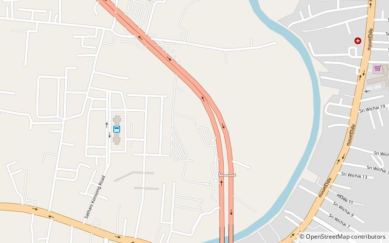 centralplaza surat thani province de surat thani location map