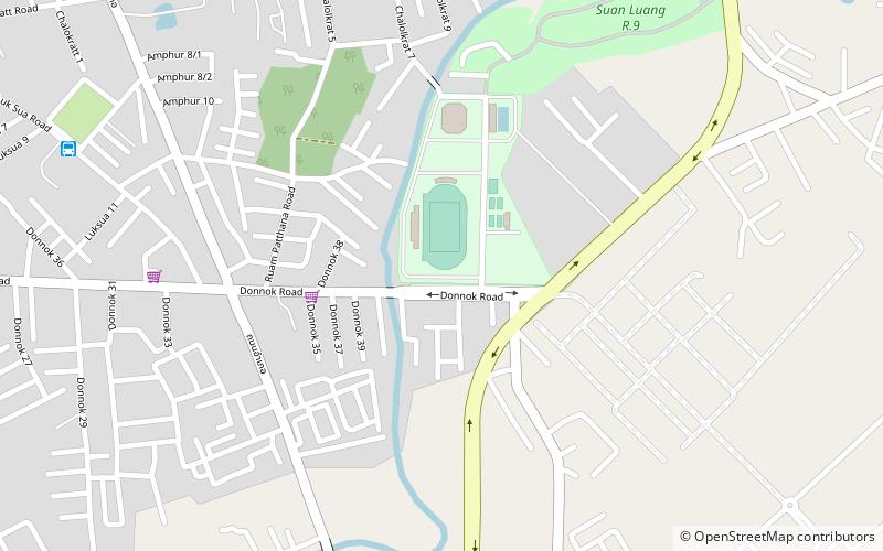 Surat Thani Province Stadium location map