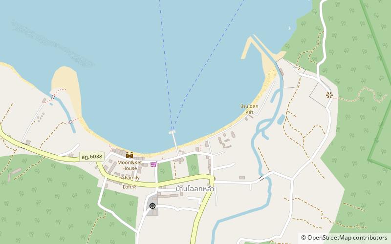 haad chaloklum phangan location map