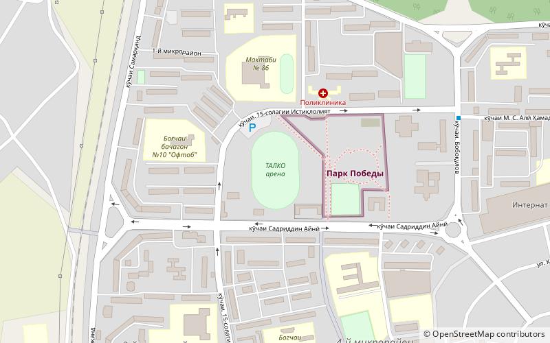 Stadion Metallurg w Tursunzodzie location map