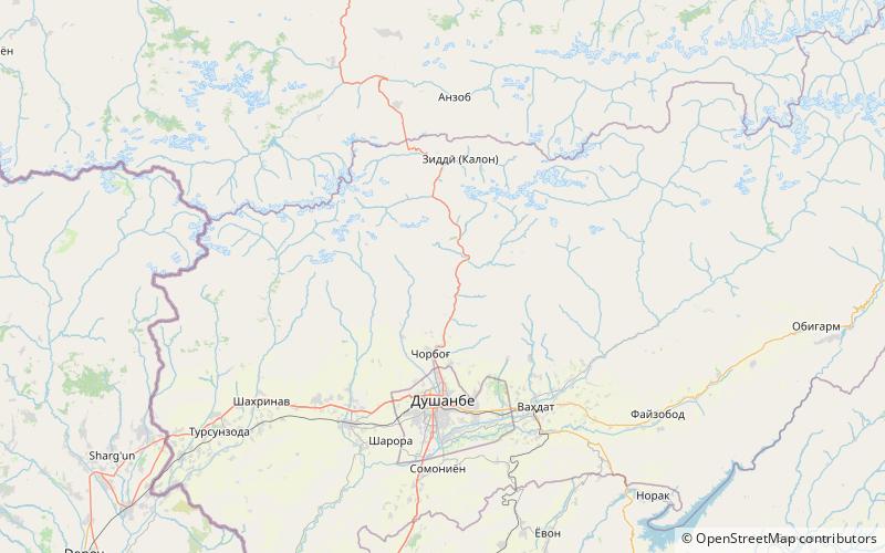 Kondara Gorge location map