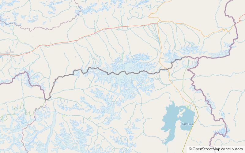 Trans-Alay Range location map