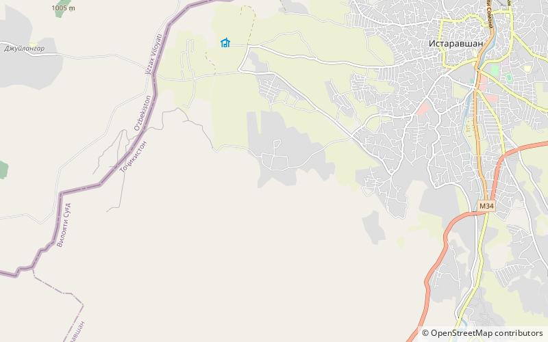 bodomzor istaravshan location map