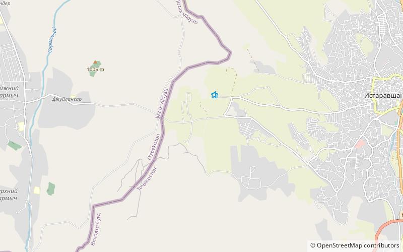 javkandak istarawschan location map