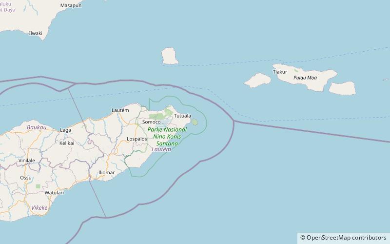 Isla de Jaco location map