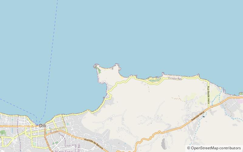 beach dili location map