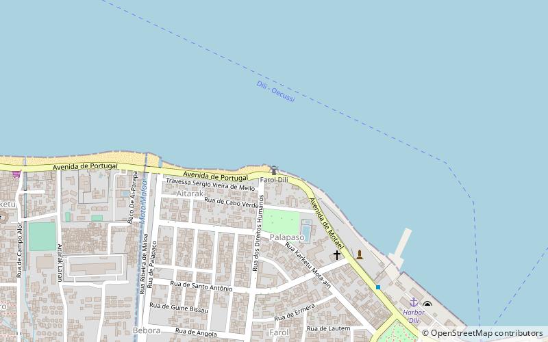 Faro del Puerto de Dili location map