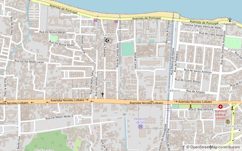 national library of east timor dili location map