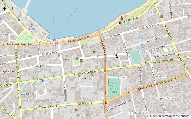 national university of east timor dili location map