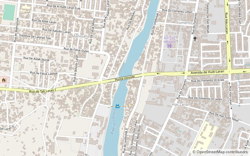 hinode bridge dili location map