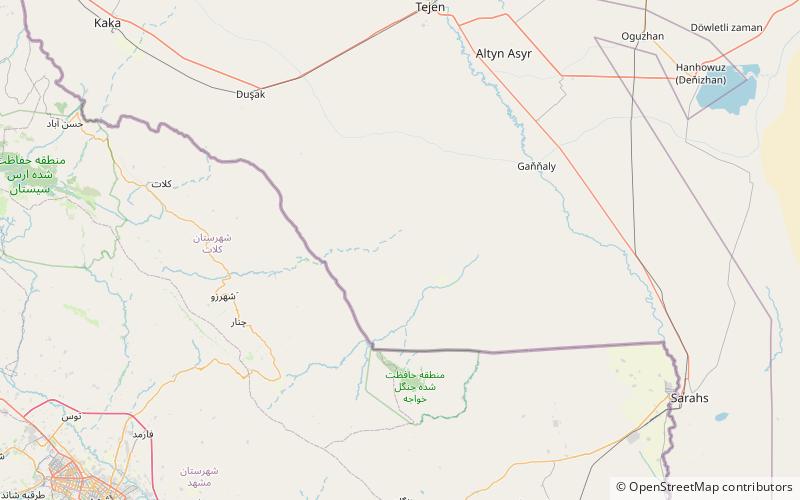 Monjukli Depe location map