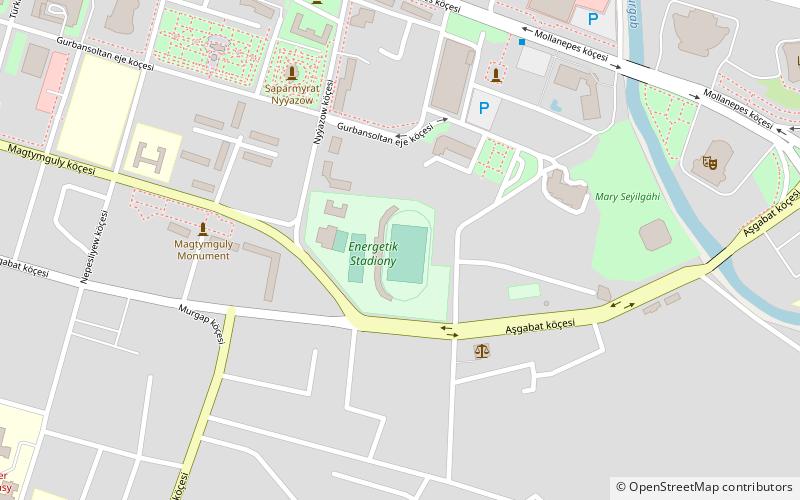 Stadion location map