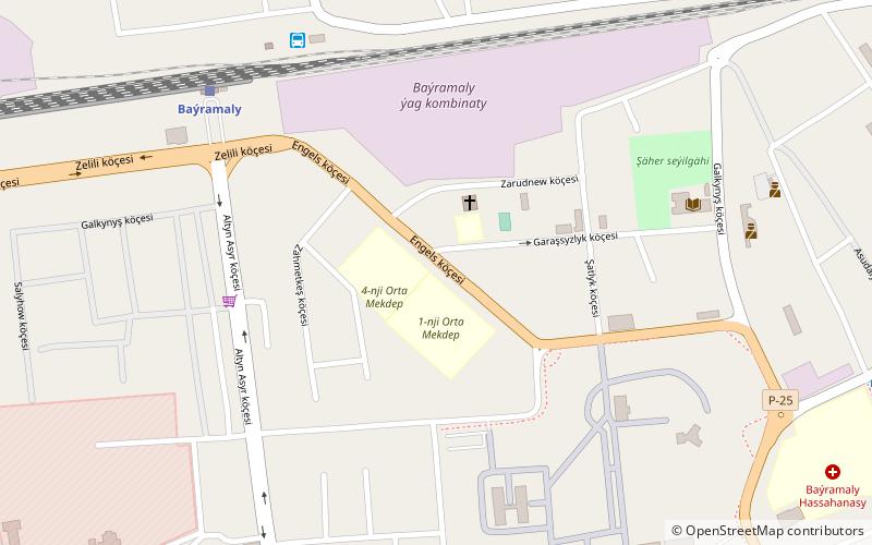Baýramaly location map