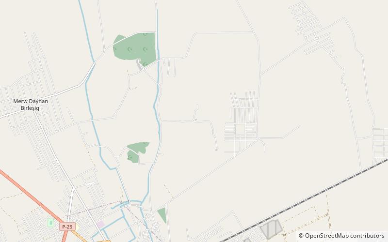 gyaur kala merv location map