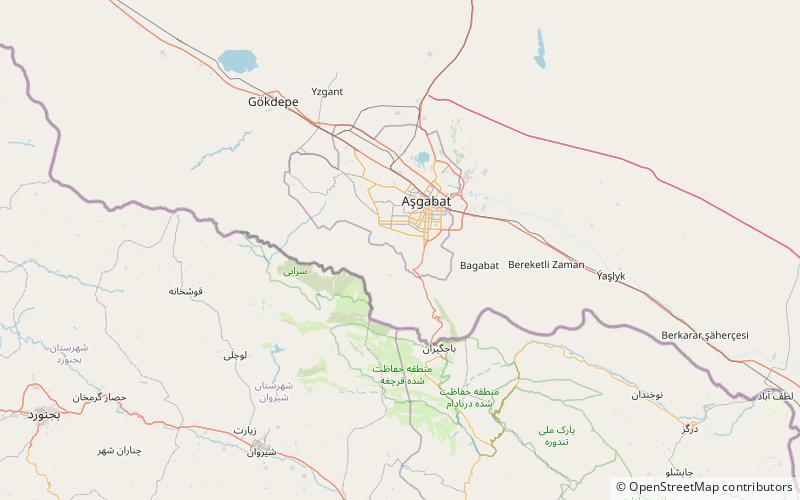 Turkmenbashi Cableway location map