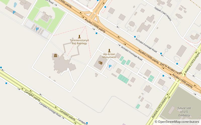 turkmen national theatre of youth aszchabad location map