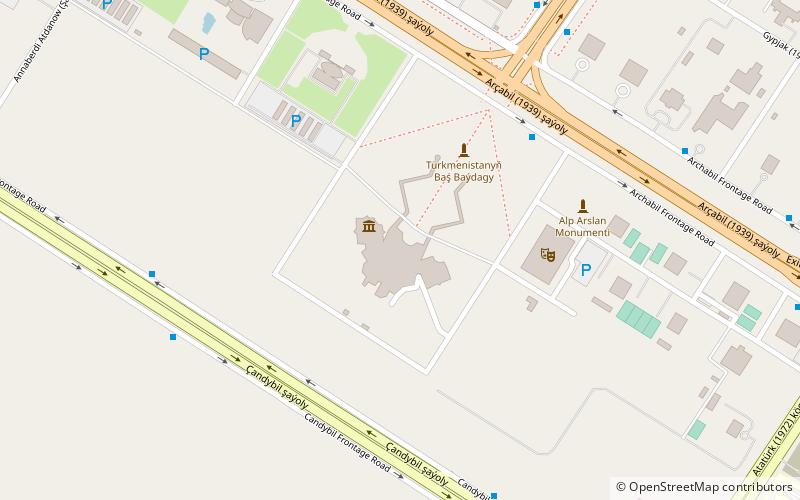 The State Museum of the State Cultural Center of Turkmenistan location map