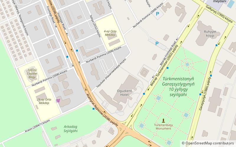 Ashgabat Indoor Tennis Arena location map