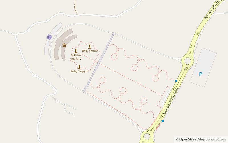 Halk-Hakydasy-Gedenkkomplex location map