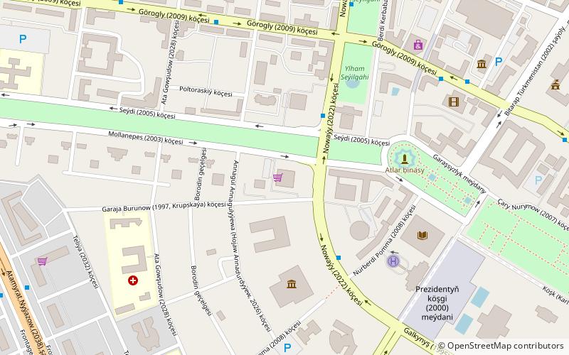 altyn zaman aszchabad location map