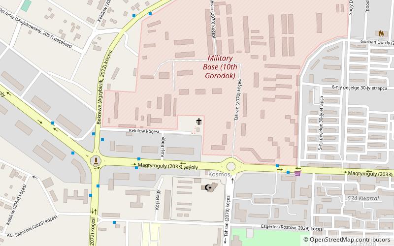 st alexander nevsky church aszchabad location map