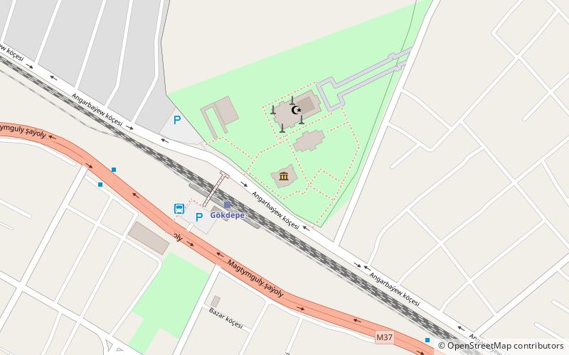 Gokdepe National Museum location map