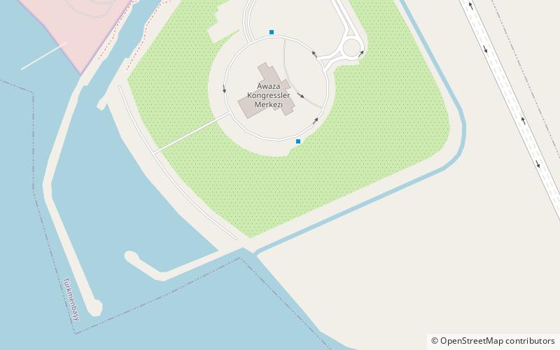 kongresszentrum awaza turkmenbasy location map