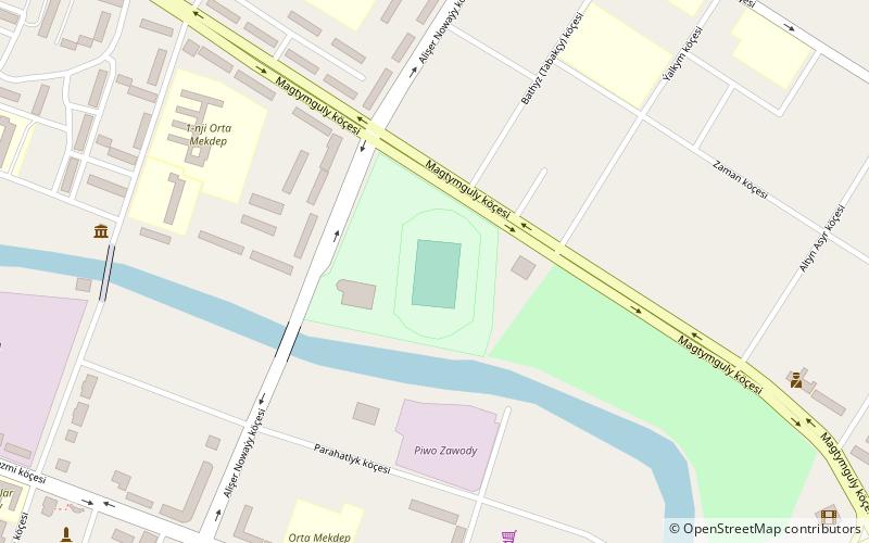 stadion turana daszoguz location map