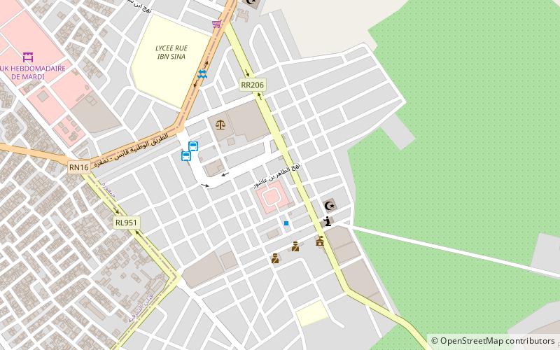 Kebili location map