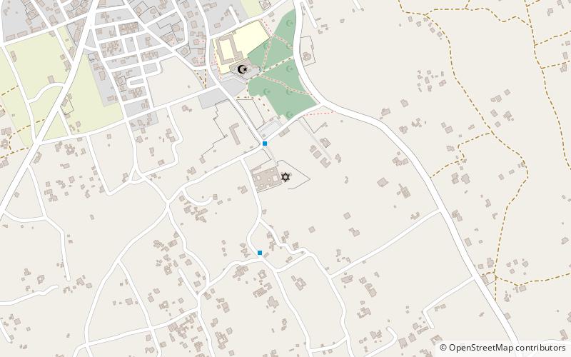 Hara-Seghira-Synagoge location map