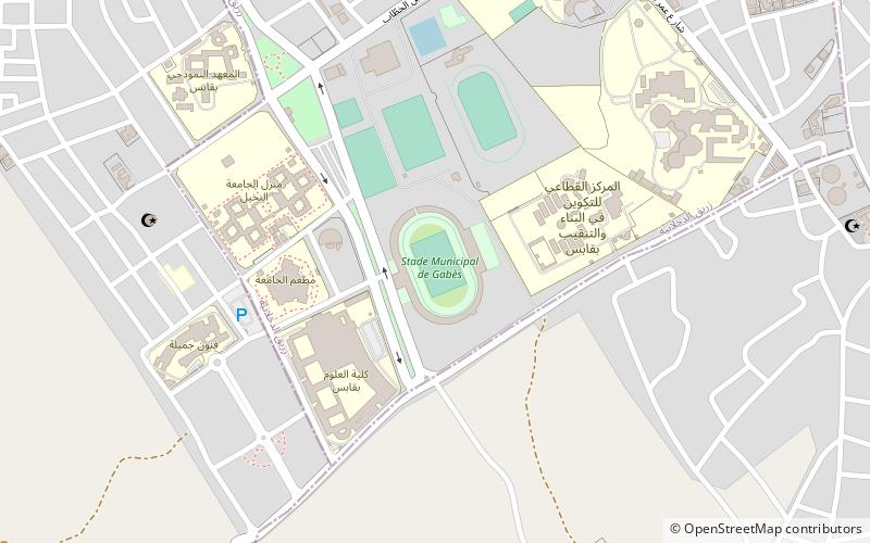 Stade olympique de Gabès location map