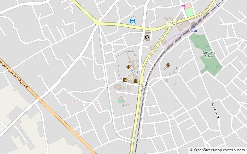 El Djem Archaeological Museum location map