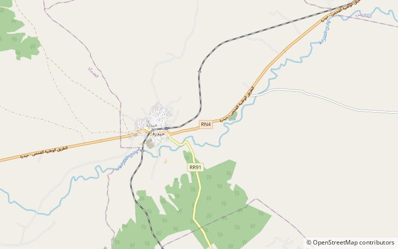 Haïdra location map