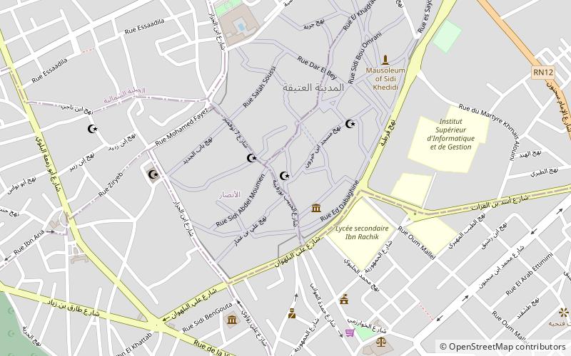 bir barouta kairouan location map