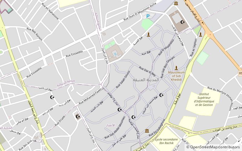 kairouan synagogue location map